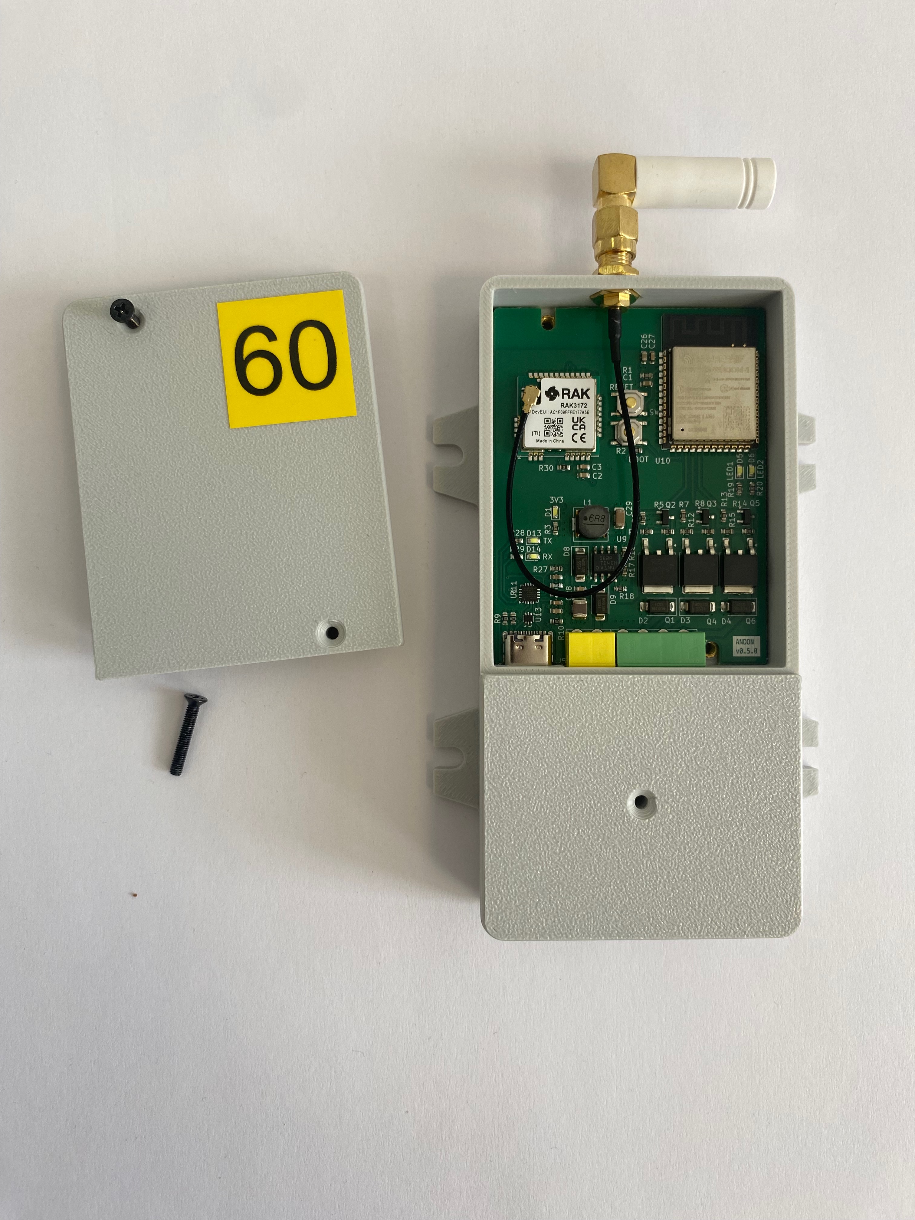 Andon system — adapter