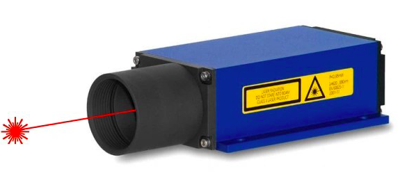 Hydraulic hose saw — laser measurement